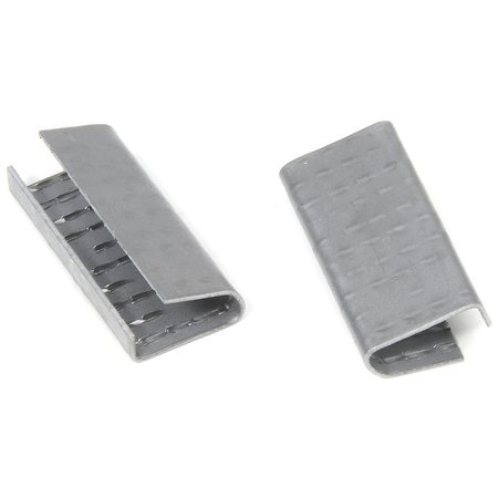 PAC STRAPPING 1/2 W Serrated Seals, Carton Of 1000 HSS-4A
